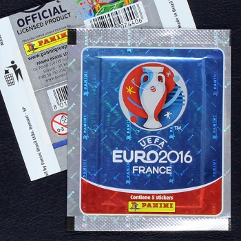 Euro 2016 Panini Sticker Tüte - Kolumbien Version