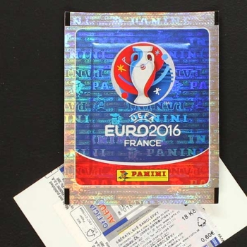 Euro 2016 Panini Sticker Tüte Variante Tschechien