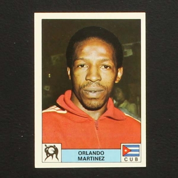 Orlando Martinez Panini Montreal 76 Sticker - Boxer