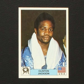 Clinton Jackson Panini Montreal 76 Sticker - Boxer