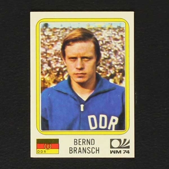 München 74 Nr. 118 Panini Sticker Bernd Bransch