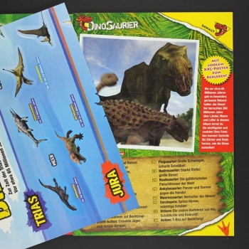 Dinosaurier Blue Ozean Sticker Album complete