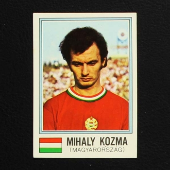 München 74 Nr. 390 Panini Sticker Mihaly Kozma