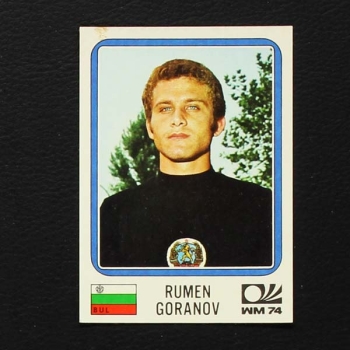 München 74 Nr. 252 Panini Sticker Rumen Goranov