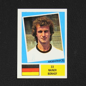 Rainer Bonhof FKS Sticker Argentina 78