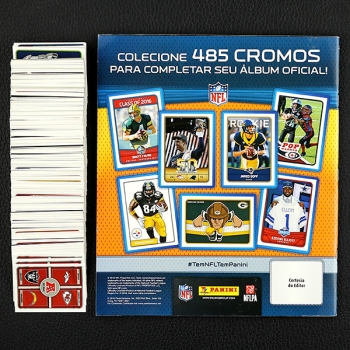 2016 NFL Panini Sticker Album komplett ungeklebt