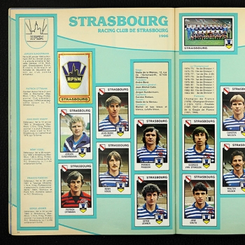 Football 85 Panini Sticker Album komplett mit Poster