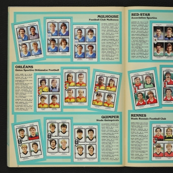 Football 85 Panini Sticker Album komplett mit Poster