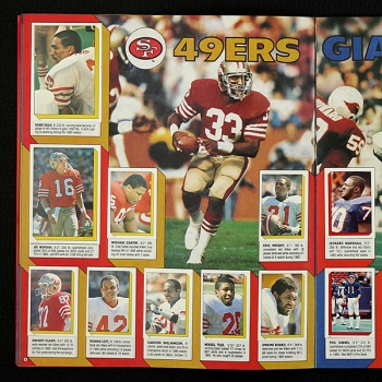 Football NFL 1986 Topps sticker album complete