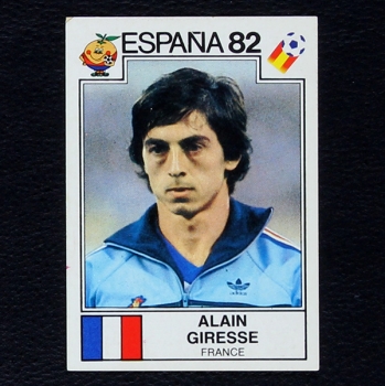 Alain Giresse No. 285 Panini sticker - Espana 82