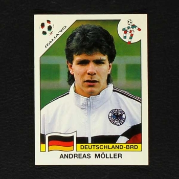 Italia 90 No. 258 Panini sticker Andreas Möller