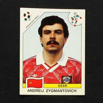 Italia 90 Nr. 142 Panini Sticker Andreij Zygmantovich