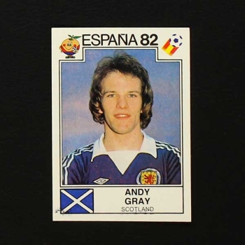 Espana 82 Nr. 416 Panini Sticker Andy Gray