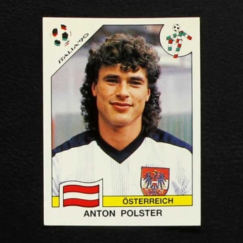 Italia 90 Nr. 073 Panini Sticker Anton Polster