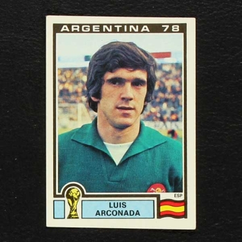 Argentina 78 Nr. 222 Panini Sticker Luis Arconada