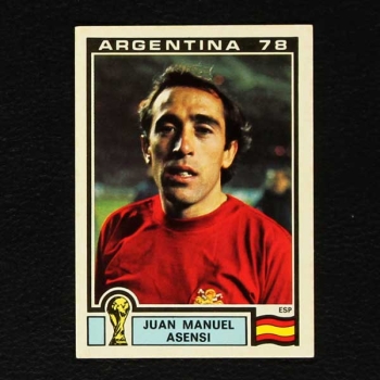 Argentina 78 Nr. 216 Panini Sticker Juan Manuel Asensi