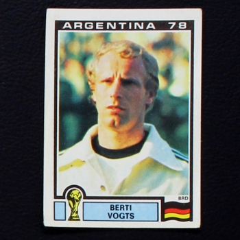 Argentina 78 Nr. 136 Panini Sticker Berti Vogts