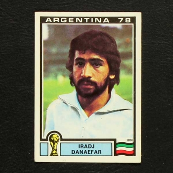 Argentina 78 Nr. 288 Panini Sticker Iradj Danaefar