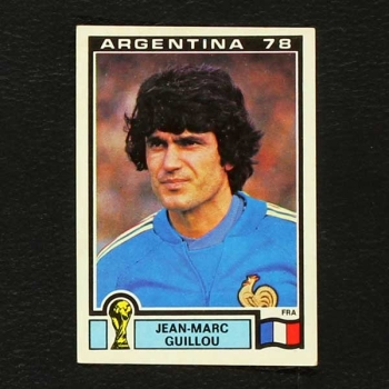 Argentina 78 Nr. 088 Panini Sticker Jean-Marc Guillou