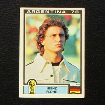 Heinz Flohe Panini Sticker Argentina 78