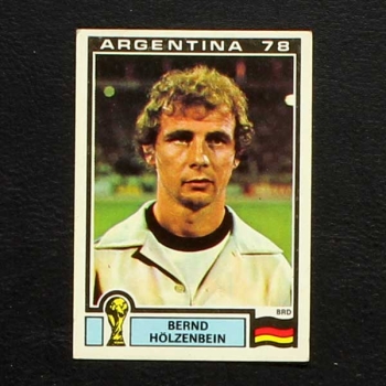 Bernd Hölzenbein Panini Sticker Argentina 78