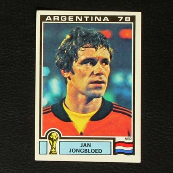 Argentina 78 Nr. 276 Panini Sticker Jan Jongbloed