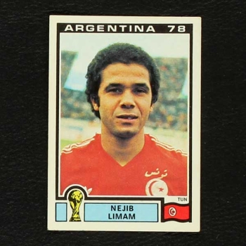 Argentina 78 Nr. 165 Panini Sticker Nejib Limam