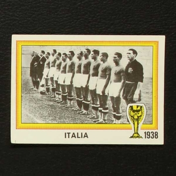 Argentina 78 Nr. 010 Panini Sticker Team Italien 1938