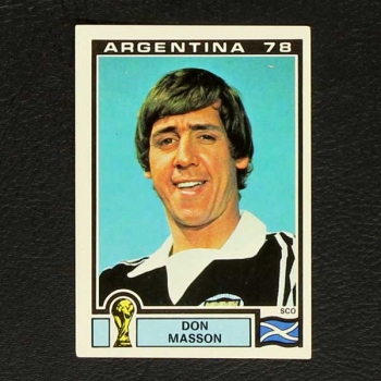 Argentina 78 Nr. 322 Panini Sticker Don Masson