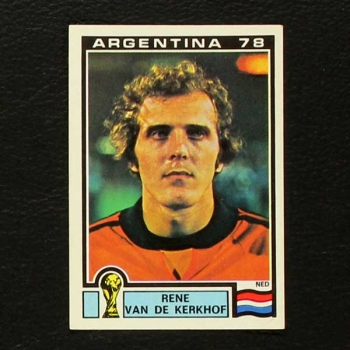 Argentina 78 Nr. 275 Panini Sticker Rene van de Kerkhof