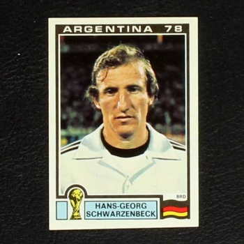 Hans-Georg Schwarzenbeck Panini Sticker Argentina 78