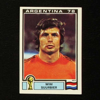 Argentina 78 Nr. 262 Panini Sticker Wim Suurbier