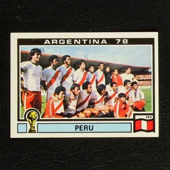 Argentina 78 Nr. 296 Panini Sticker Team Peru