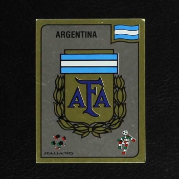 Italia 90 Nr. 114 Panini Sticker Argentina Wappen