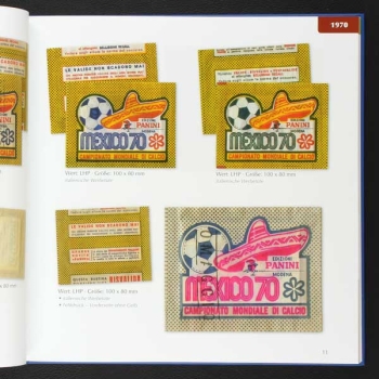 Panini Sticker-Tüten Katalog - Internationaler Fußball 1970 - 2017