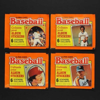 Baseball 1984 Panini Sticker Tüten