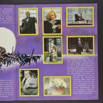 Batman il Ritorno Panini sticker album complete Italian