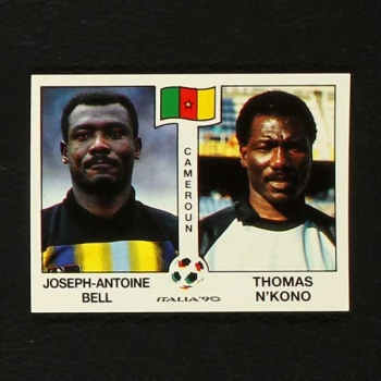 Italia 90 Nr. 173 Panini Sticker Bell - N'Kono