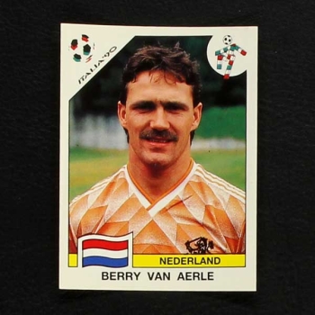 Italia 90 Nr. 405 Panini Sticker Berry Van Aerle