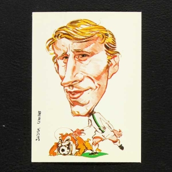 Berti Vogts Bergmann Sticker Fußball 83 Karikatur