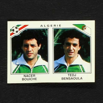 Mexico 86 Nr. 236 Panini Sticker Bouiche - Bensaoula