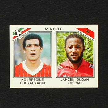 Mexico 86 Nr. 421 Panini Sticker Bouyahyaoui - Hcina