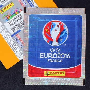 Euro 2016 Panini Sticker Tüte - Belgien Gratis Variante