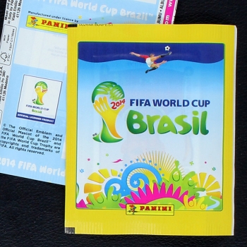 Brasil 2014 Panini Sticker Tüte - ohne Barcode D