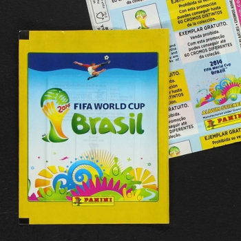 Brasil 2014 Panini Sticker Tüte spanische Variante