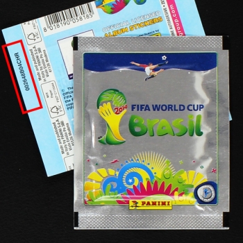 Brasil 2014 Panini Platinum Edition + Nummer Rückseite