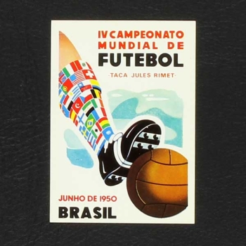Mexico 86 Nr. 007 Panini Sticker Brasil Poster