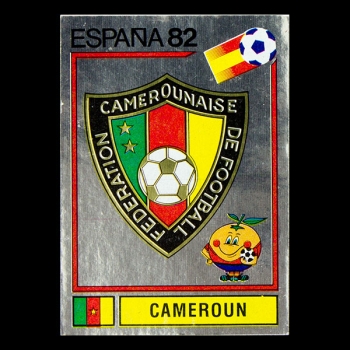 Espana 82 Nr. 090 Panini Sticker Cameroun Wappen