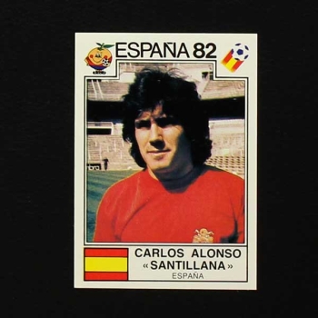 Espana 82 Nr. 308 Panini Sticker Carlos Alonso Santillana Alonso Santillana