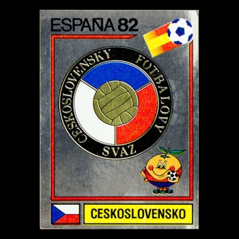 Espana 82 Nr. 256 Panini Sticker Ceskoslovensko Wappen